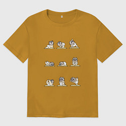 Мужская футболка оверсайз ЙОГА ОТ ИНОСКЕ