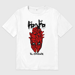 Футболка оверсайз мужская DOROHEDORO, цвет: белый