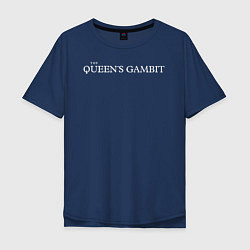 Футболка оверсайз мужская The Queens Gambit, цвет: тёмно-синий