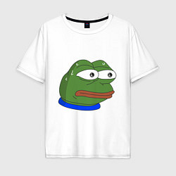 Футболка оверсайз мужская Pepe MonkaS, цвет: белый