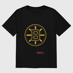 Футболка оверсайз мужская BOSTON BRUINS NHL, цвет: черный
