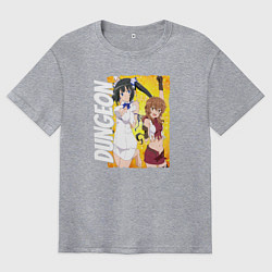 Футболка оверсайз мужская Dungeon, цвет: меланж