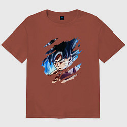 Футболка оверсайз мужская Dragon Ball, цвет: кирпичный