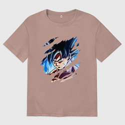Футболка оверсайз мужская Dragon Ball, цвет: пыльно-розовый