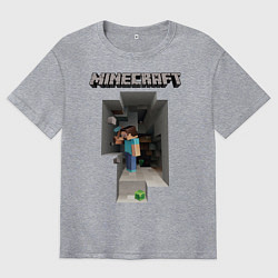 Мужская футболка оверсайз Minecraft