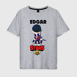 Мужская футболка оверсайз BRAWL STARS EDGAR