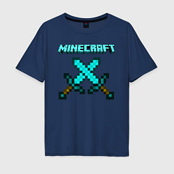 Мужская футболка оверсайз Minecraft