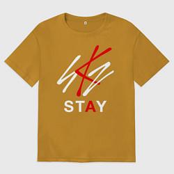 Мужская футболка оверсайз STRAY KIDS