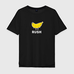 Футболка оверсайз мужская RUSH BANANA, цвет: черный