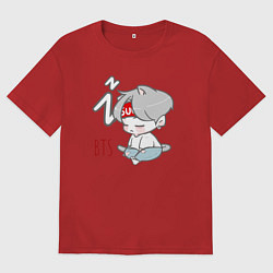 Мужская футболка оверсайз BTS sleep