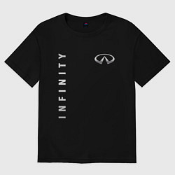 Футболка оверсайз мужская Infinity for razor, цвет: черный