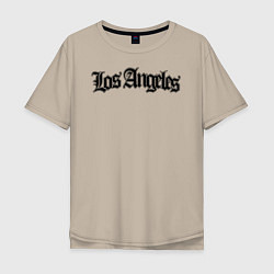 Мужская футболка оверсайз Los Angeles