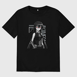 Футболка оверсайз мужская Убийца Акамэ, цвет: черный