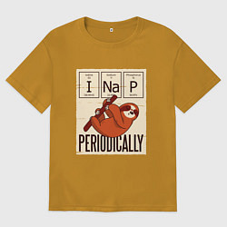 Мужская футболка оверсайз I Nap Periodically