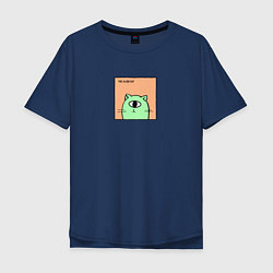 Мужская футболка оверсайз Инопланетный кот