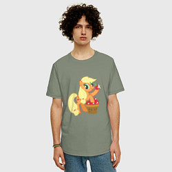 Футболка оверсайз мужская Applejack, цвет: авокадо — фото 2