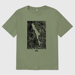 Мужская футболка оверсайз Made in Sakhalin