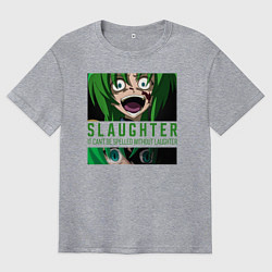 Мужская футболка оверсайз Slaughter