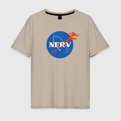 Футболка оверсайз мужская Nerv, цвет: миндальный