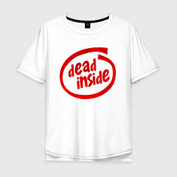 Мужская футболка оверсайз DEAD INSIDE