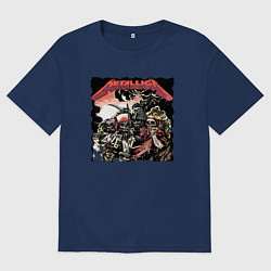 Мужская футболка оверсайз METALLICA HARD ROCK