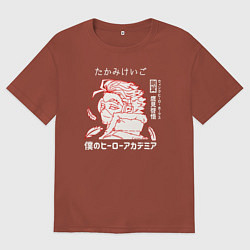 Мужская футболка оверсайз Моя геройская академия Ястреб