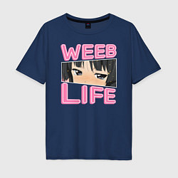 Мужская футболка оверсайз Weeb life