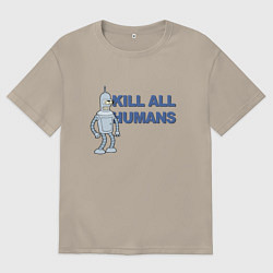 Мужская футболка оверсайз Бендер Родригес