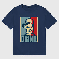 Мужская футболка оверсайз Bender