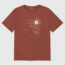 Мужская футболка оверсайз ETHEREUM ЭФИРИУМ ЭФИР