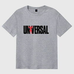 Футболка оверсайз мужская ANIMAL UNIVERSAL ЭНИМАЛ, цвет: меланж