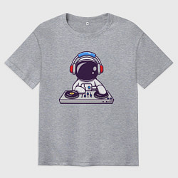 Футболка оверсайз мужская ДИДЖЕЙ DJ Z, цвет: меланж