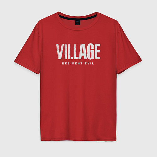 Мужская футболка оверсайз RESIDENT EVIL VILLAGE / Красный – фото 1