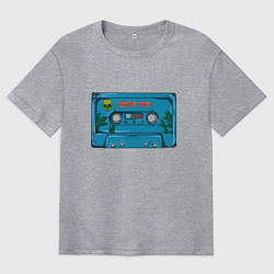 Мужская футболка оверсайз Кассета Сектор Газа