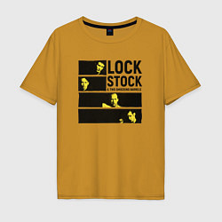 Футболка оверсайз мужская Lock, Stock and Two Smoking Barrels 1998, цвет: горчичный