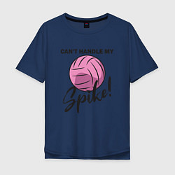 Футболка оверсайз мужская Spike, цвет: тёмно-синий