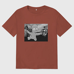 Мужская футболка оверсайз Simpsons x Nirvana