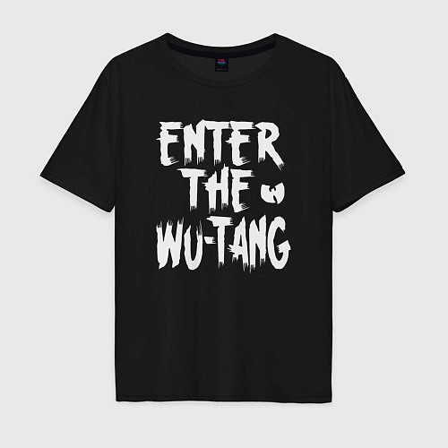 Мужская футболка оверсайз Enter The Wu-Tang / Черный – фото 1