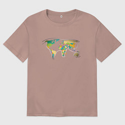 Мужская футболка оверсайз World Cat