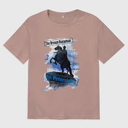 Мужская футболка оверсайз The Bronze Horseman