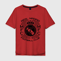 Футболка оверсайз мужская Real Madrid MFC, цвет: красный
