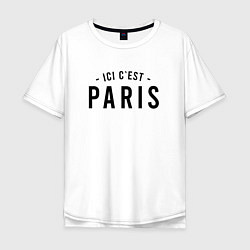Мужская футболка оверсайз ICI C EST PARIS