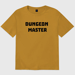 Футболка оверсайз мужская Dungeon Master, цвет: горчичный