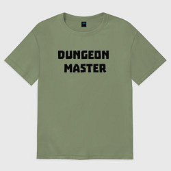 Футболка оверсайз мужская Dungeon Master, цвет: авокадо