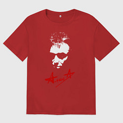 Мужская футболка оверсайз Константин Кинчев - Алиса