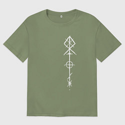 Мужская футболка оверсайз РУНЫ RUNES Z