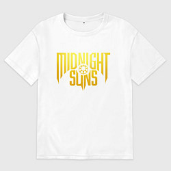Футболка оверсайз мужская Midnight Suns, цвет: белый