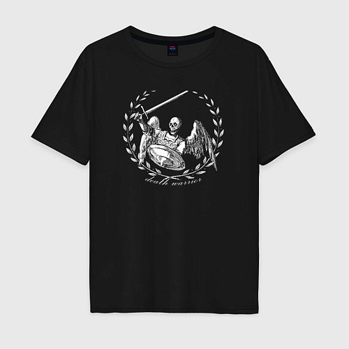 Мужская футболка оверсайз Войн Смерти / Черный – фото 1