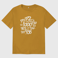 Мужская футболка оверсайз 1000-7 Ghoul