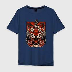 Мужская футболка оверсайз Red Tiger